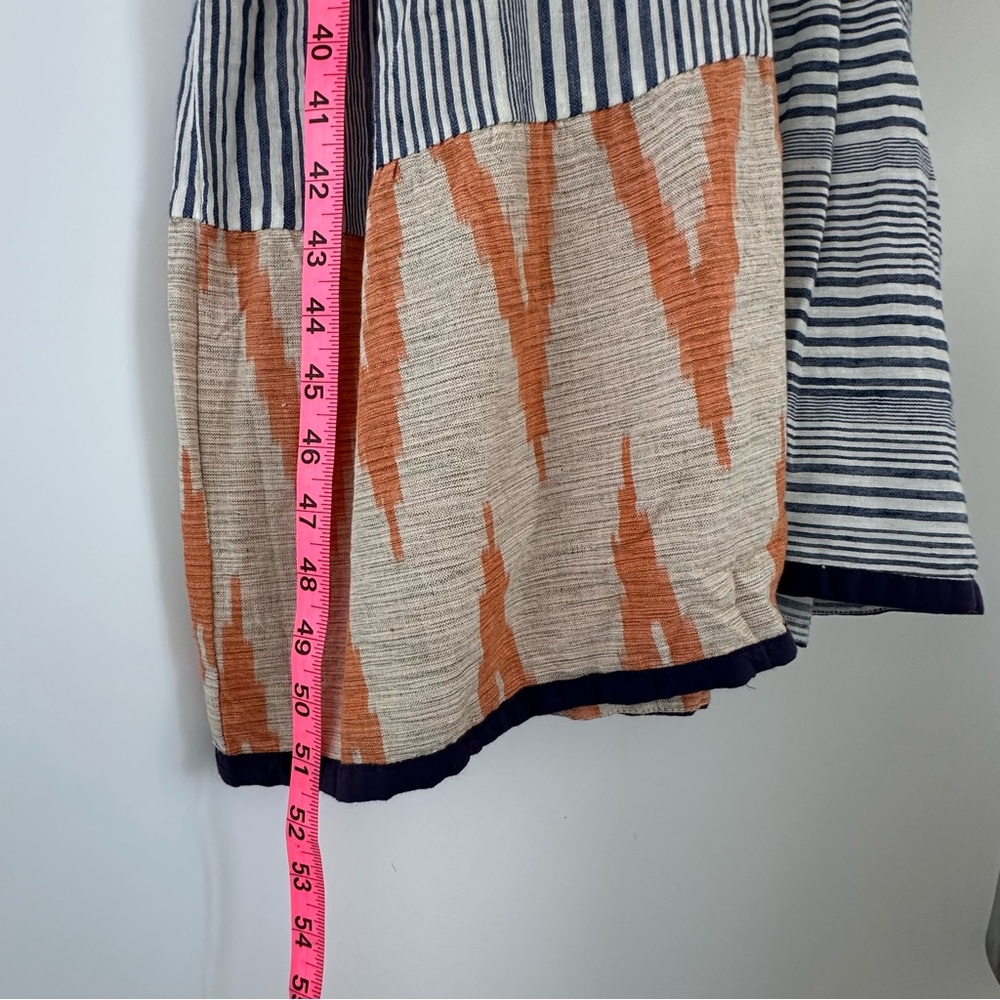Anthro THML Mixed Print Patchwork Maxi Dress Boho Halter Neck Tiered Lagenlook - Picture 6 of 8